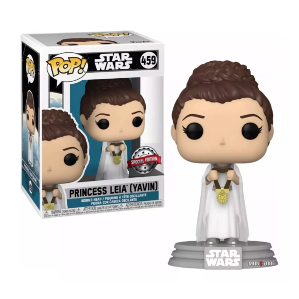 FUNKO POP STAR WARS PRINCESS LEIA (YAVIN) 459 - Imagen 2