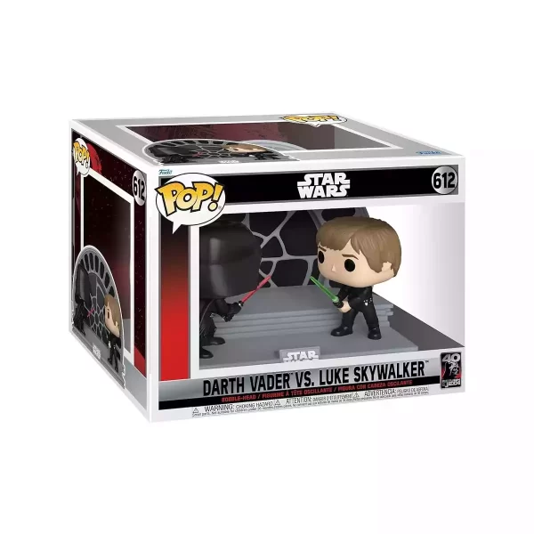 FUNKO POP STAR WARS DARTH VADER VS LUKE SKAY WALKER 612 - Imagen 2