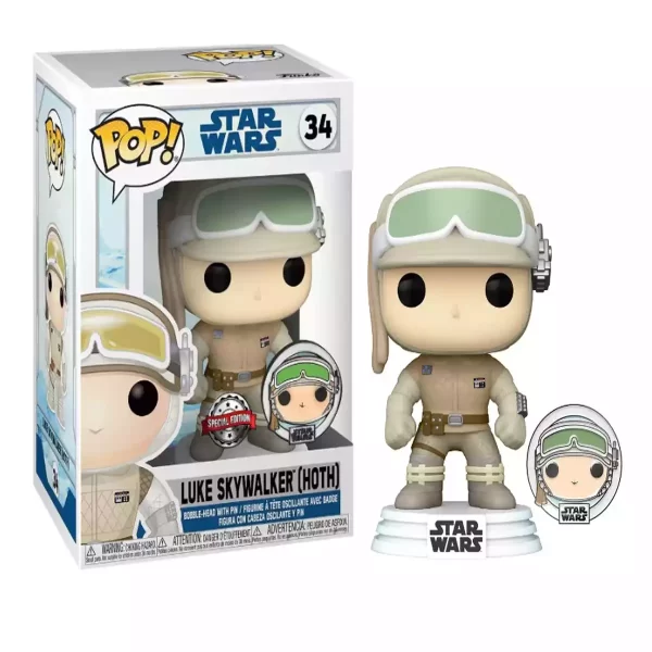 FUNKO POP STAR WARS LUKE SKYWALKER (HOTH) 34 - Imagen 2