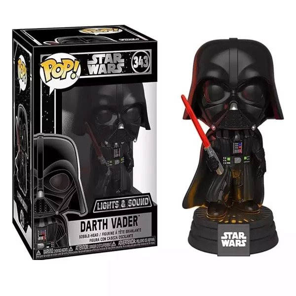 FUNKO POP STAR WARS DARTH VADER LUZ Y SONIDO 343