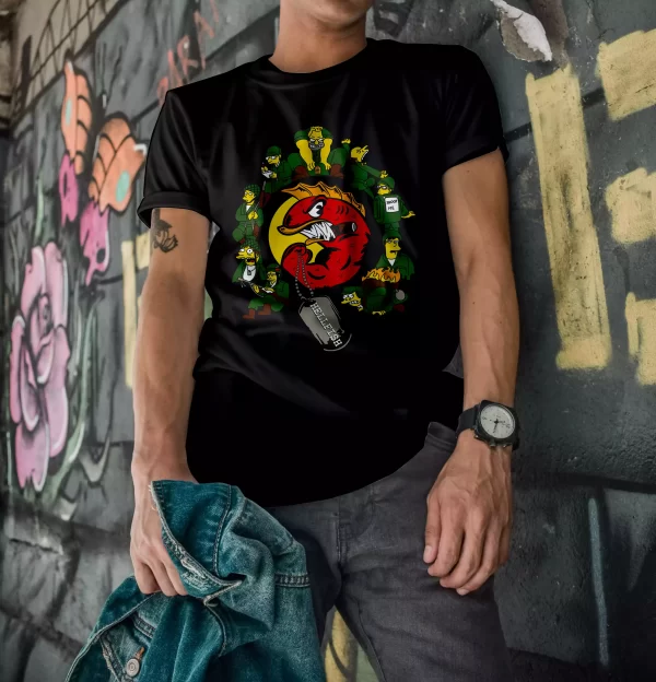 PLAYERA SIMPSONS HELLFISH